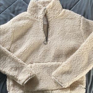 Soft plush pullover